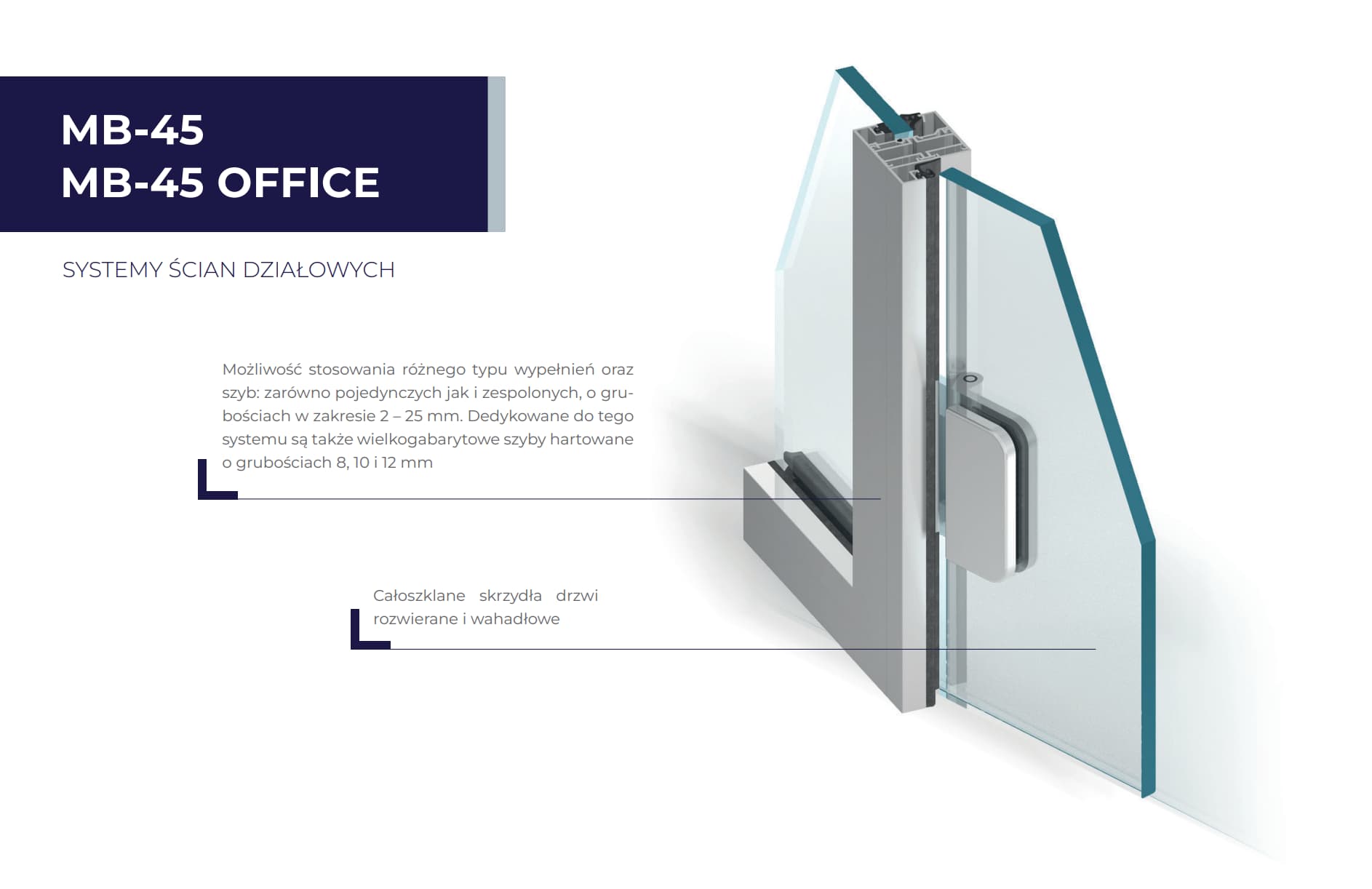 System scian wewnetrznych MB-45 Office
